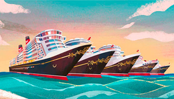 25 Aniversario Disney Cruise Line, barcos